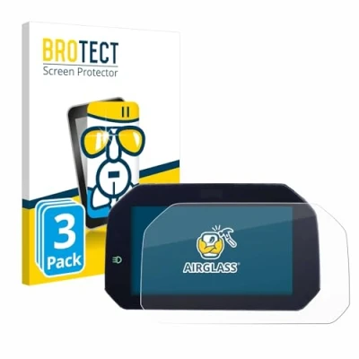 Abbildung von BROTECT Schutzglas für BMW F 900 XR 2019 Connectivity TFT 6.5&quot; (3 Stück) Schutzfolie Panzer Folie Glas [Extrem Kratzfest 9H, Anti Fingerprint,