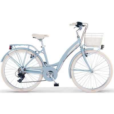 Abbildung von MBM Cityrad &quot;PRIMAVERA&quot;, 6 Gang, Shimano, TY300 Schaltwerk, Kettenschaltung, für Damen, Kettenschaltung