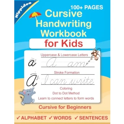 Abbildung von Cursive Handwriting Workbook for Kids: beginners workbook. letter tracing book. writing practice book to learn in ... Workbooks, Band 1)