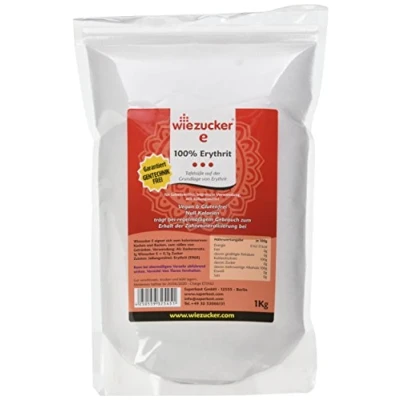 Abbildung von Wiezucker Erythritol, 1er Pack (1 x 1 kg) 1000 Gramm
