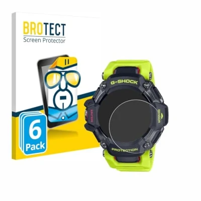 Abbildung von BROTECT (6 Stück Schutzfolie für Casio G Shock GBD H2000 Displayschutz Folie Ultra Klar