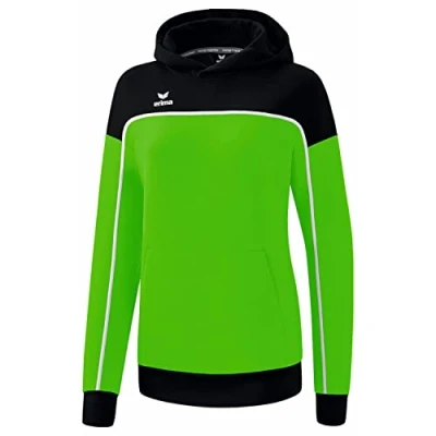 Abbildung von Erima Change BY Kapuzenpullover, Damen, Größe: 34, Green schwarz weiss