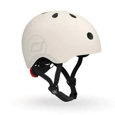 Abbildung von Scoot and Ride Kinderhelm Steel S, 51 55 cm, Schutzhelm Fahrradhelm safety Helm für Scooter Roller Fahrrad, blau