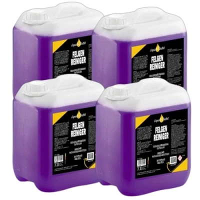 Abbildung von Liquid Outlet Felgenreiniger 4x 5L Hochkonzentrierter Alufelgen Reiniger für Auto &amp; Motorrad Starker gegen Bremsstaub, Flugrost Kalk Made in Germany