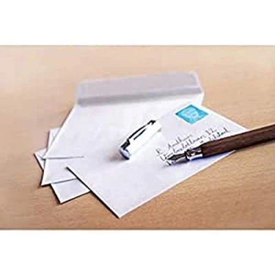 Abbildung von Dienstenvelop wit met plakstrip