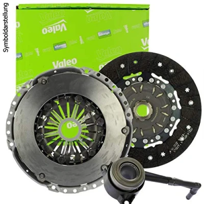 Abbildung von VALEO KIT3P (CSC) 834068 Kupplungssatz mit Kupplungsdruckplatte, Zentralausrücker Kupplungsscheibe 200 OPEL: Vectra C Caravan, Zafira A