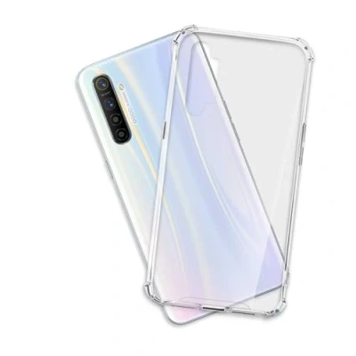 Abbildung von mtb more energy® Hülle Crystal Armor kompatibel mit Realme X2 (6.4&#039;&#039;) verstärkte Ecken Anti Shock Schutzhülle Case Cover Tasche