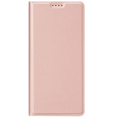 Abbildung von Samsung Galaxy A15 (5G) Hülle Kunstleder Dux Ducis Klapphülle Handyhülle Rosegold