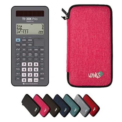 Abbildung von CALCUSO Sparpaket Pink mit Taschenrechner TI 30X Prio MathPrint