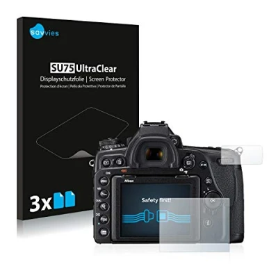 Abbildung von Savvies 6 Stück Schutzfolie für Nikon D780 Displayschutz Folie Ultra Transparent