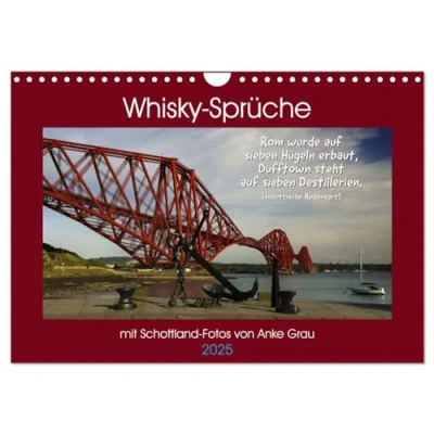 Abbildung von Whisky Sprüche (Wandkalender 2025 DIN A4 quer), CALVENDO Monatskalender