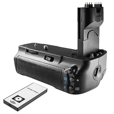 Abbildung von Akku King Batteriegriff kompatibel mit Canon EOS 5D Mark 2 inkl. Fernbedienung ersetzt original Griff BG E6