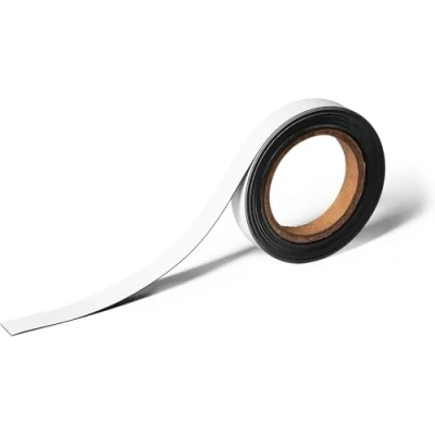 Abbildung von Durable Kennzeichnungsband magnetisch, 5m x 20mm, beliebig zuschneidbar, weiß, 170702
