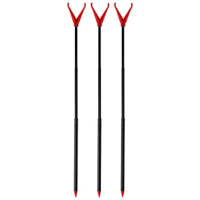 Abbildung von Zite Stabile V Rutenauflage aus Glasfaser mit Schnurlaufkerbe 75 cm 3 Stück Rutenhalter