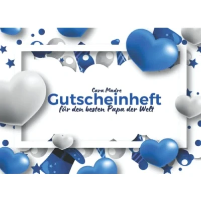 Abbildung von Gutscheinheft für den besten Papa der Welt: Personalisierbare Gutscheine Deinen Vorgeschriebene Coupons als Vatertagsgeschenk oder individuelles Geburtstagsgeschenk