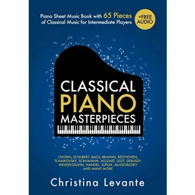 Abbildung von Classical Piano Masterpieces. Sheet Music Book with 65 Pieces of for Intermediate Players (+Free Audio)