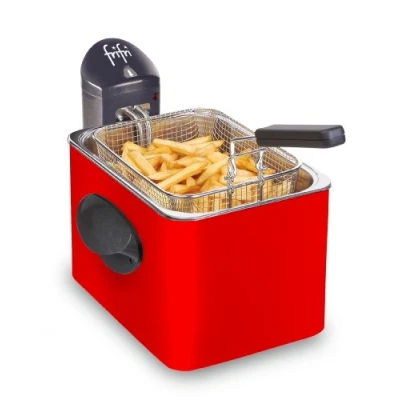 Abbildung von Frifri Friteuse 1905r 3,5l; 3200w ; 1kg fritten metallmantel rot F1905R