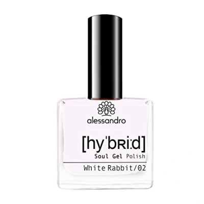 Abbildung von alessandro Hybrid Lack ALESS‘ In WONDERLAND WHITE RABBIT nur 3 Schritten perfekte Nägel ohne LED bis zu 10 Tagen halt! 8 ml
