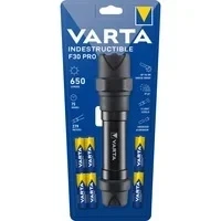 Abbildung von VARTA Taschenlampe Indestructible F30 Pro 6 Watt LED, wasser und staubdicht, stoßabsorbierend, eloxiertes Aluminium Gehäuse