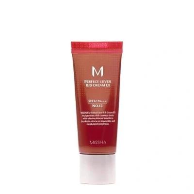 Abbildung von MISSHA Perfect Cover BB Cream 20 ml Farbton #13 Hellbeige perfekte Abdeckung SPF 42 PA+++ Sonnenschutz, mehrfarbig, 10 g