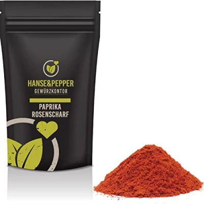 Abbildung von 250g Paprika Rosenscharf gemahlen Paprikapulver Paprikagewürz Rosen scharf