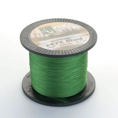 Abbildung von Zite Angelschnur 4x geflochten 0,14 0,30 mm Angelsehne 550m 6,8 20,7 kg Tragkraft