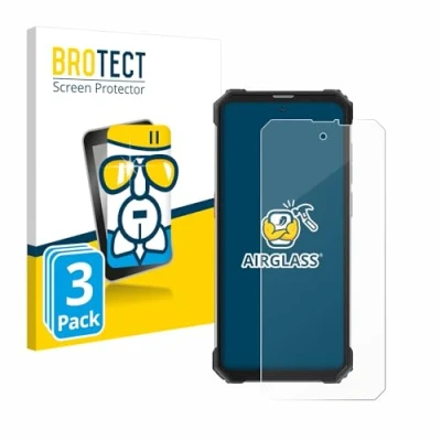 Abbildung von BROTECT Schutzglas für Blackview BV8900 (3 Stück) Schutzfolie Panzer Folie Glas [Extrem Kratzfest 9H, Anti Fingerprint, Ultra Transparent]