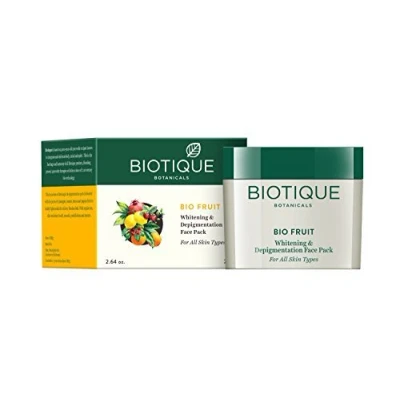 Abbildung von Biotique Bio Fruit Whitening &amp; Depigmentation Face Pack 75Gm by
