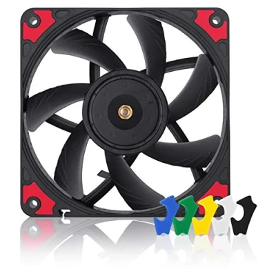 Abbildung von Noctua NF A12x15 PWM chromax.black.swap Gehäuselüfter schwarz (BxHxT) 120x120x15mm