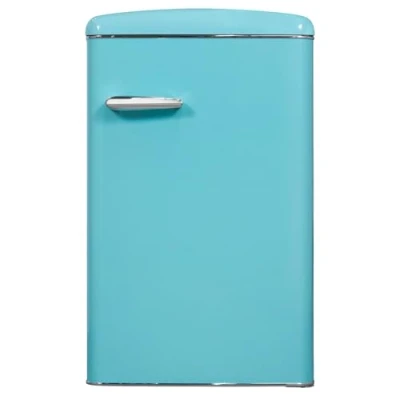 Abbildung von exquisit Kühlschrank &quot;RKS120 V H 160F&quot;, RKS120 160F taubenblau, 89,5 cm hoch, 55 breit, 122 L Volumen