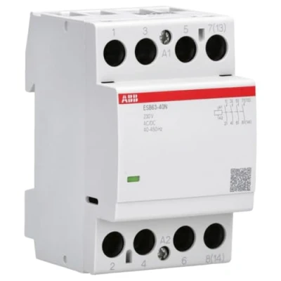 Abbildung von ABB ESB63 40N 06 ESB Leistungsschütz / 230 V ac/dc Spule, 4 polig Schließer 63 A, Sicherheit