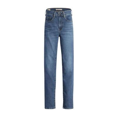 Abbildung von Levi&#039;s 724 HIGH RISE Jeans Slim Fit, Damen, Größe: 34x32, Medium indigo worn in blue