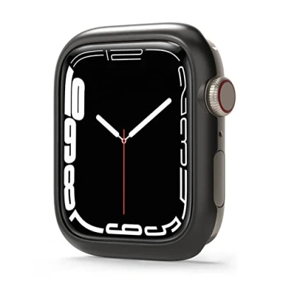Abbildung von Ringke Bezel Styling Kompatibel mit Apple Watch Series 9/8/7 (45mm) Hülle, Lünette Ring Kleber Abdeckung Kratzfest Stainless Steel Schutzthülle Gray (45 06)
