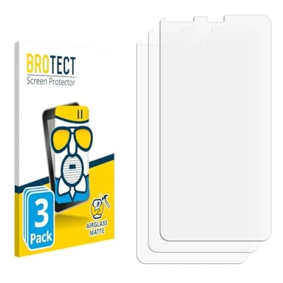 Abbildung von BROTECT Entspiegelungs Schutzglas für Bartec Pixavi Phone (3 Stück) Schutz Folie Panzerfolie Glas Matt [Extrem Kratzfest 9H, Anti Reflex]