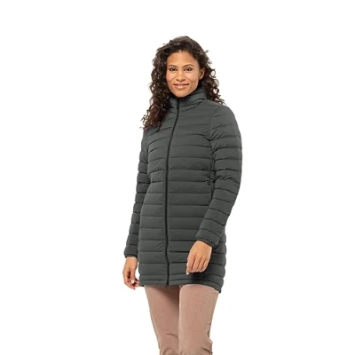 Abbildung von Jack Wolfskin Arcaden Daunenmantel, Damen, Größe: Medium, Slate green