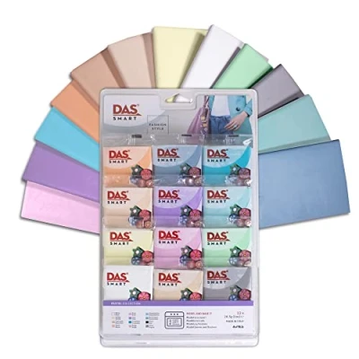 Abbildung von DAS Smart Ofenhärtende Modelliermasse, auf PVC Basis, Pastell, 31 x 18, 5 3 cm, 1 Einheiten
