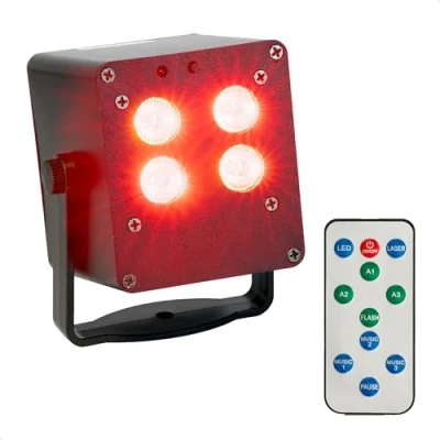 Abbildung von Ibiza TINYLED RGB WASH LED Lichteffekt Kasten Effekt 4 x 3W Batteriebetrieben Festliche Atmosphäre
