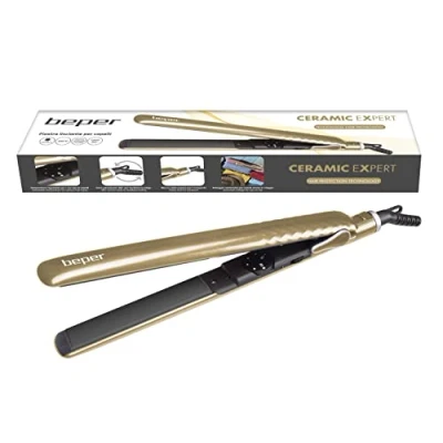 Abbildung von BEPER 40.450 Go Haarglätter, Temperatur Maxima 230 C, 45 W, Gold