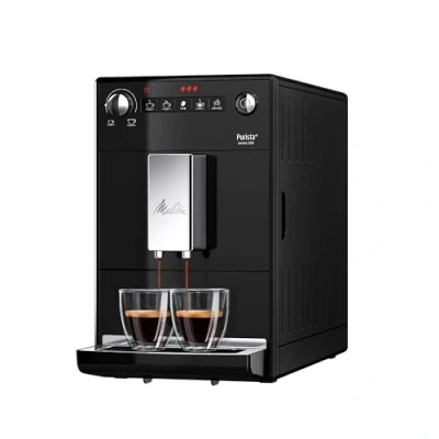 Abbildung von Melitta Kaffeevollautomat &quot;Purista F230 102, schwarz&quot;, Lieblingskaffee Funktion, kompakt &amp; extra leise
