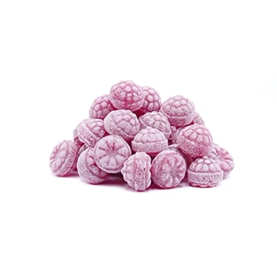 Abbildung von Himbeer Bonbons 500g Himbeeren Fruchtbonbons Himbeerdrops mit Himbeergeschmack Himbeerbonbons Gerüche Küche Früchte Bonbon
