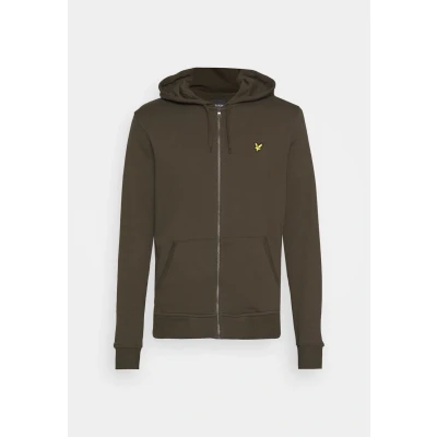 Abbildung von Lyle &amp; Scott ZIP Through Hoodie Sweatjacke, Herren, Größe: Small, Olive