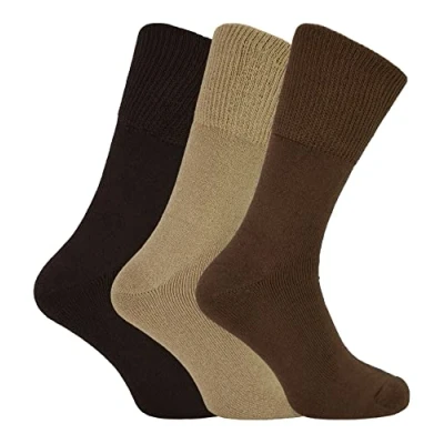 Abbildung von THMO Thermo Socken Bambus für Winter Herren und Damen Warm Schwarz Thermosocken (37 42, Braun)