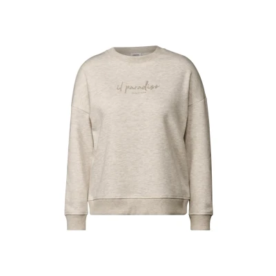 Abbildung von Cecil MIT Stickerei Sweatshirt, Damen, Größe: XL, Beige