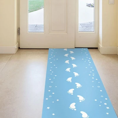 Abbildung von Läufer Baby Hellblau 50cm x 2.5mtr