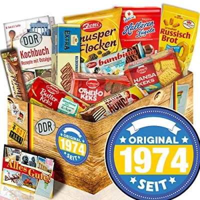 Abbildung von Süßes Gebäck/Ost Box/Original seit 1974 / Geschenk 50. Geburtstag