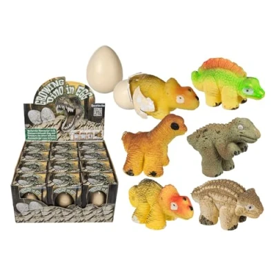 Abbildung von Out of the Blue Lernspielzeug OOTB Wachsender Mini Dinosaurier im Ei, ca. 6 cm