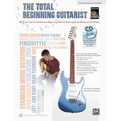 Abbildung von The Total Beginning Guitarist: A Fun and Comprehensive Method Featuring Rock, Blues, Jazz Styles, Book &amp; CD (Total Guitarist): ... Styles (incl. CD)