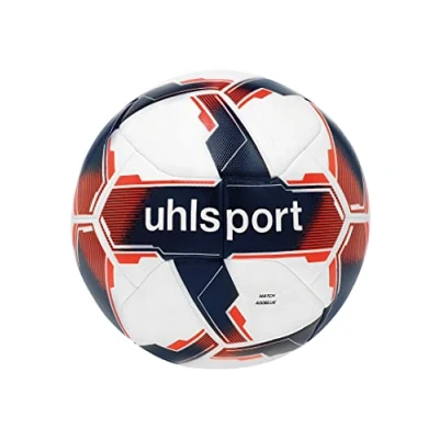 Abbildung von uhlsport Match Addglue Fußball, Größe: 5, Weiß marine fluo rot
