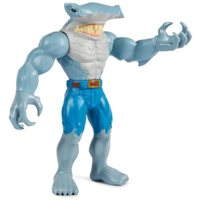 Abbildung von DC Comics, Batman Giant Series King Shark Actionfigur, 30 Zentimeter Superhelden Sammelfigur, Kinderspielzeug für Jungen und Mädchen ab 3 Jahren