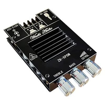 Abbildung von JANZU XPSM 150Wx2 Bluetooth HöHen und Bass Anpassung Subwoofer VerstäRker Platine Hohe Audio Stereo AMP TDA7498E